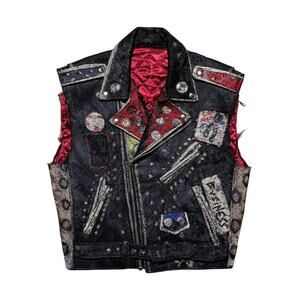 RARE 1of7 Photostitch riders vest